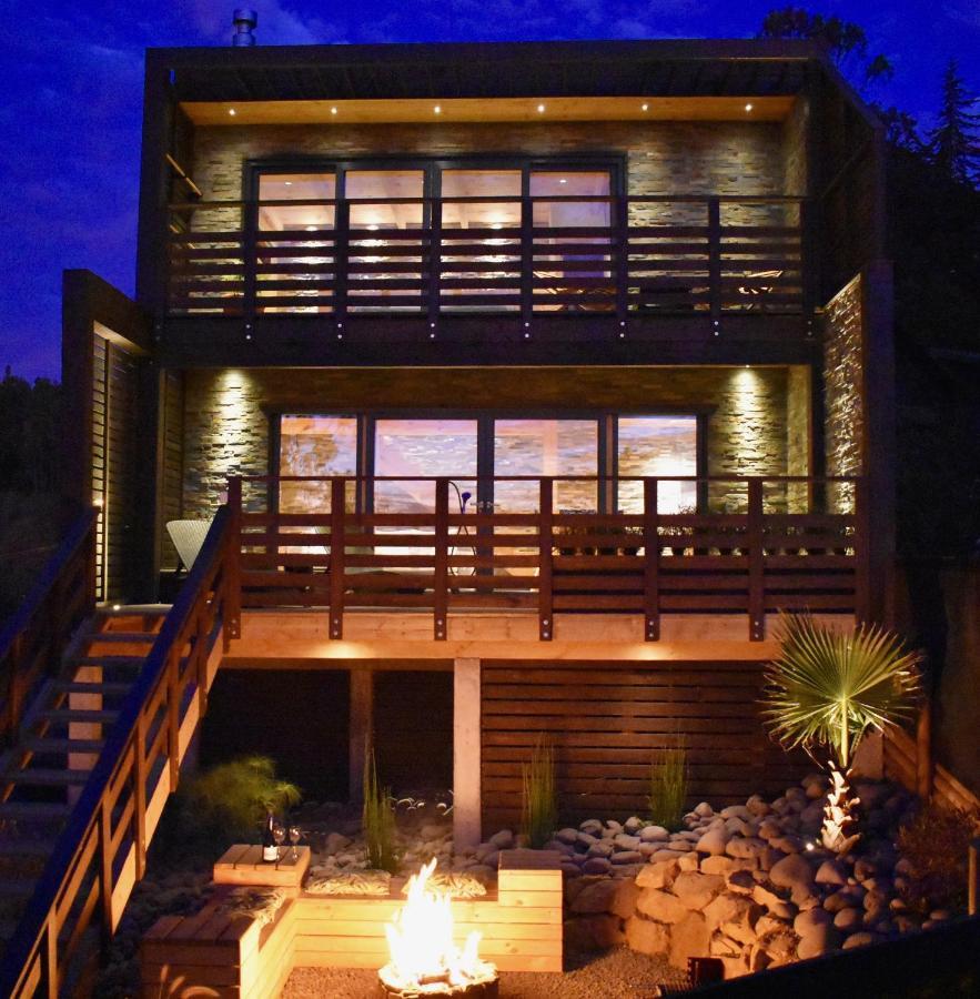 ---- Escapada De Lujo Para Dos ---- Casa Boutique Privada - Vistas Al Oceano - Parrilla Y Fogon En Quincho Privado - Insumos Desayuno - Tu Estadia Incluye Gratis 1 Sesion De Hidromasaje & Cromoterapia Bajo Las Estrellas En Jacuzzi Privado (Adults Onl Pichilemu Eksteriør billede