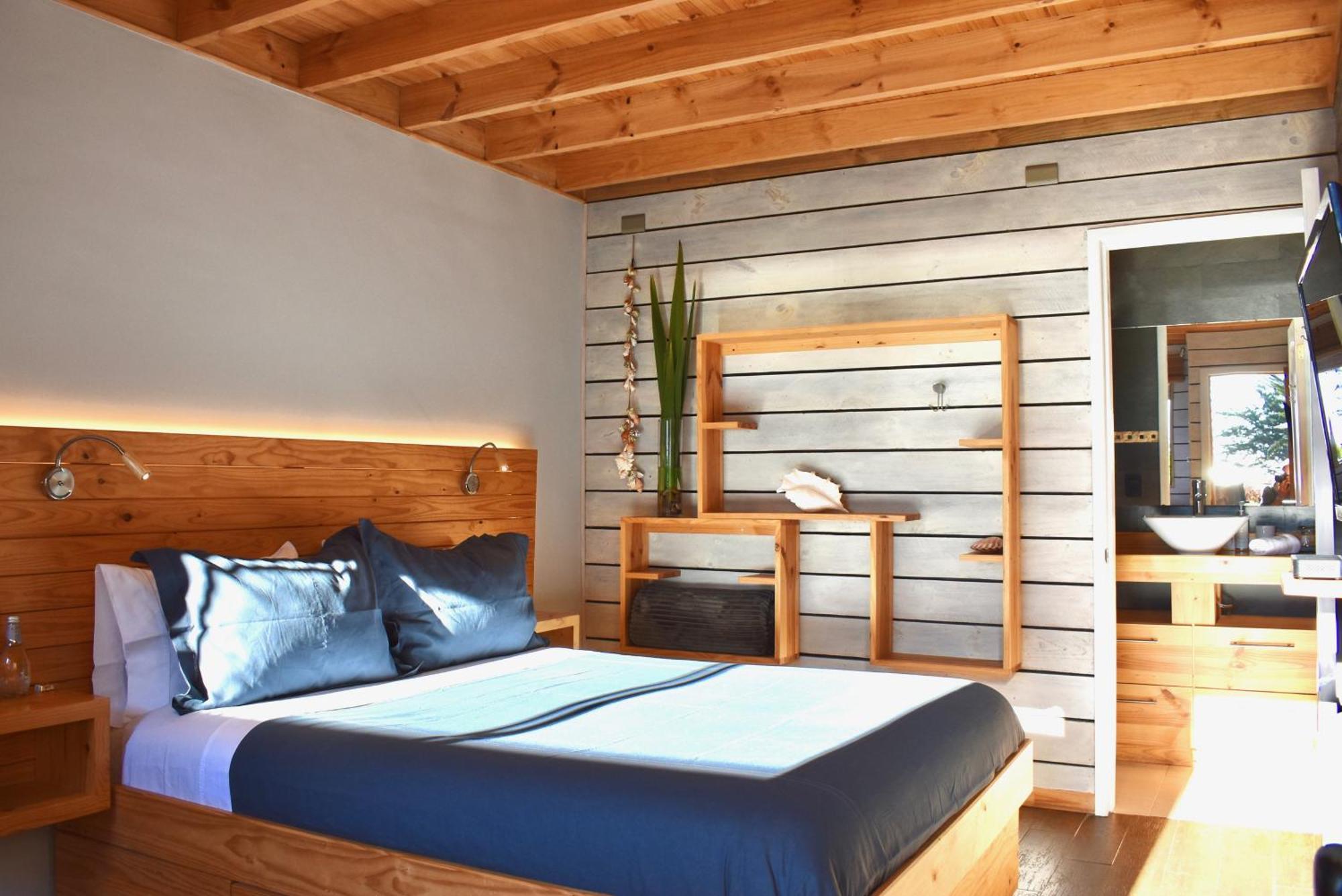 ---- Escapada De Lujo Para Dos ---- Casa Boutique Privada - Vistas Al Oceano - Parrilla Y Fogon En Quincho Privado - Insumos Desayuno - Tu Estadia Incluye Gratis 1 Sesion De Hidromasaje & Cromoterapia Bajo Las Estrellas En Jacuzzi Privado (Adults Onl Pichilemu Værelse billede